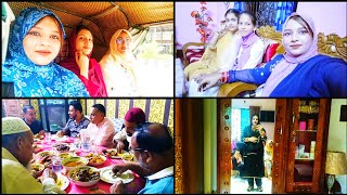 ননদদের সবাইকে নিয়ে বাবার বাড়ি, জায়ের বাড়ির দাওয়াতে গেলাম || Sultana vlog