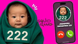 LLAMADA A LA GANADORA 222📞 DEL JUEGO DEL CALAMAR TEMPORADA 3 🟥⭕ ¡REVELA UN SECRETO INCREÍBLE!