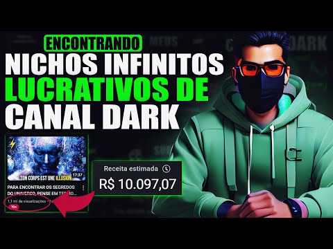 COMO EU ENCONTRO SUBNICHOS E NICHOS LUCRATIVOS P/ CRIAR UM CANAL DARK NO YOUTUBE E GANHAR DINHEIRO