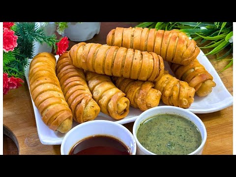 Vegetable Samosa Roll - Iftar Recipe | सब्जियों वाला समोसा रोल इफ्तार पे कैसे बनाएं || samosa roll