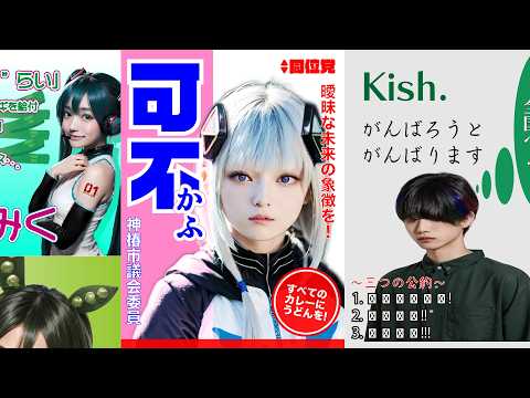 【ボカロと歌う】政見放送 Vo.可不＆Kish.【人間と歌う】