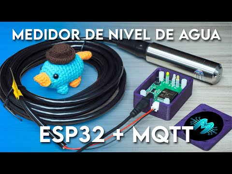 Medidor de nivel de agua de tanque con ESP32 y MQTT