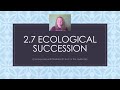 Exploring Ecological Succession and Its Impact on Ecosystems