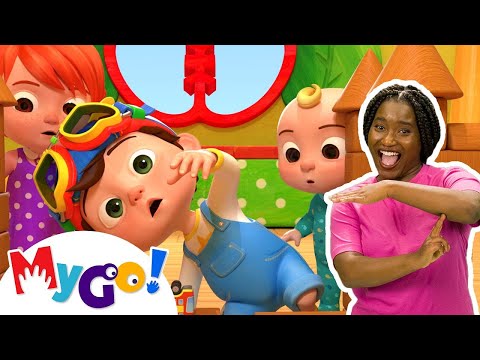 London Bridge is Falling Down | CoComelon Nursery Rhymes & Kids Songs | MyGo! Sign Language For Kids