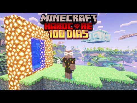 SOBREVIVÍ 100 Días en EL CIELO en Minecraft HARDCORE