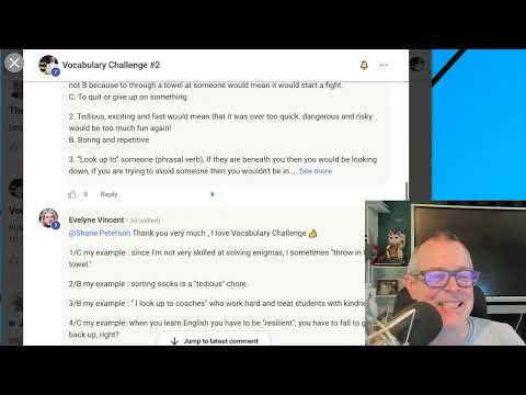 Let's Talk: Vocabulary Challenge #2 Answers