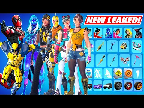 All NEW Leaked v30.30 Update Cosmetics(Deadpool & Wolverine, CREW Pack, FREE Cybertruck, Adidas)