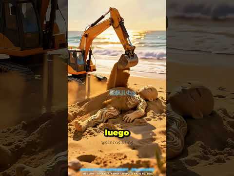 Salió el monstruo de arena 😱😨