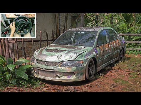 Rebuilding Mitsubishi Lancer EVO IX MR (800HP) - Forza Horizon 5 | Thrustmaster T300RS gameplay