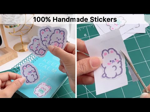 😱How to make Stickers at home step by step very easy | DIY Stickers