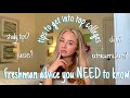 Essential Freshman Strategies for Top College Admissions