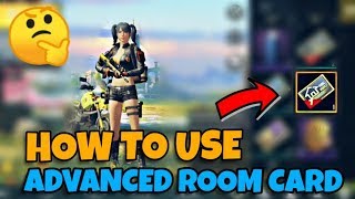 How To Get Room Cards In Pubg Mobile Videos Infinitube - pubg mobile how to use advanced room card full details in hindi