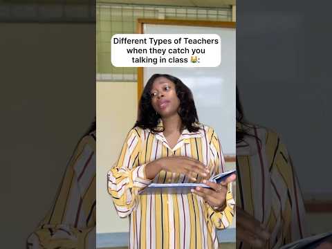 Different Types of Teachers when they catch you talking in class 😹 #shorts