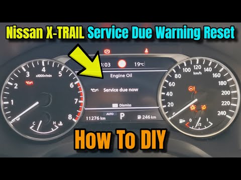 Nissan X-Trail Service Due Now Warning Reset - 2022 2023 2024