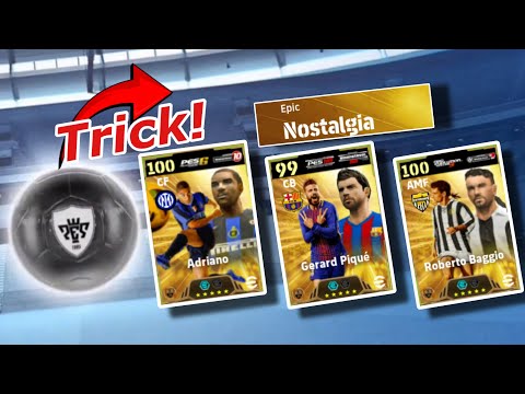 Legend Nostalgia Adriano + Gerard Piqué + Roberto Baggio Trick in efootball 25 mobile