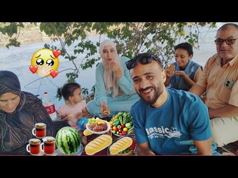 عيشنا يوم عادي في الركن البعيد الهادي😍وسط الماء والخضرة والوجه الحسن🌿 تغير المود مطلوب قمة الروعه🤗