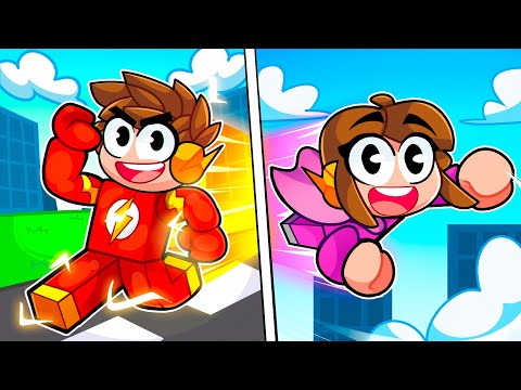 Roblox, MAS temos PODERES ELEMENTAIS de HERÓIS!