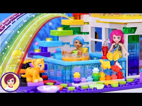 Too Much Rainbow - Livi's Pop Star House turns #Pride - Custom Lego build challenge