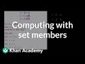 Understanding Set Operations and Combinations