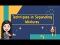 Techniques for Separating Mixtures