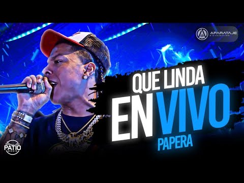 PAPERA - QUE LINDA EN VIVO 🚨 #djpatiolive #brutalfilms