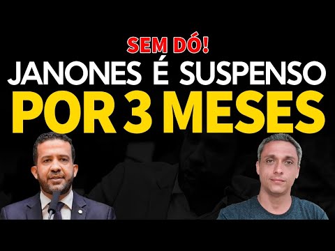 SEM DÓ! Janones suspenso por 3 meses. Falei tudo sobre esse cidadão na cara dele