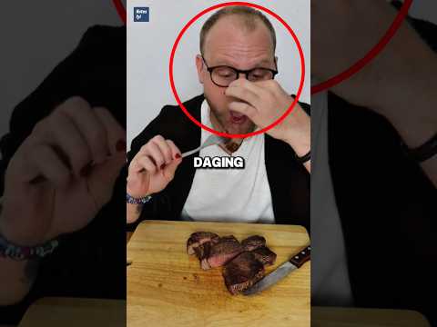Ketika seorang vegan pertama kali mencoba daging!