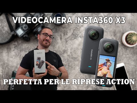 Videocamera Insta360 X3, per le riprese estreme!