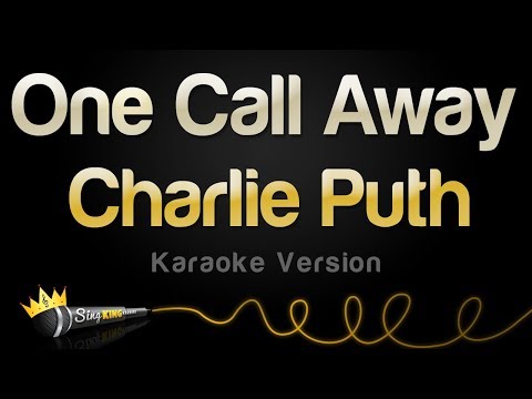 Charlie Puth – One Call Away (Karaoke Version)