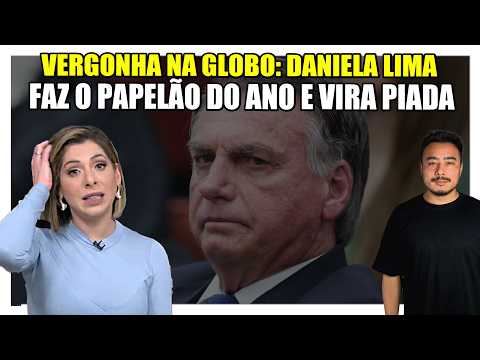 🟥 Papelão do ano: Daniela Lima tenta consertar mentira da Globo, mas afunda ainda mais e vira piada!