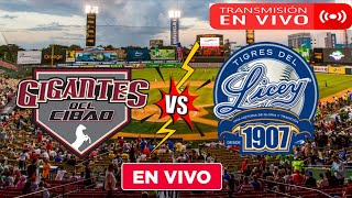 EN VIVO🔴 Licey VS Gigantes del cibao juego hoy 22 de diciembre 
