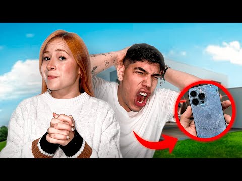 LE DAÑE SU TELEFONO😲 - BROMA A MI NOVIO