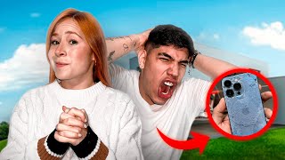 LE DAÑE SU TELEFONO😲 - BROMA A MI NOVIO