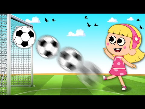O FUTEBOL DE EVA E ELLY | Campo das Crianças | Vídeos para Crianças