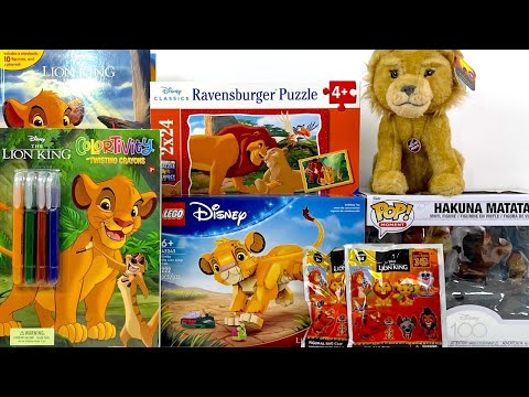 Disney Lion King Toy Collection Unboxing ASMR | Talking Plush Simba Toy | toy review