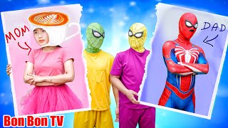 Siêu Nhân Nhện, Ballerina Cappuccino Là Mẹ Kế Tốt Bụng- Seri- Spiderman Đời Thực: p14 | Bon Bon TV