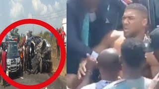 AJ’S AGONY: Anthony Joshua Pulled From Wreckage After Fatal Crash on Nigeria’s Deadliest Road