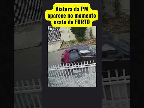 Viatura  aparece no momento exato