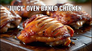 The most delicious Baked chicken recipe I have ever eaten! Simple and Delicious!