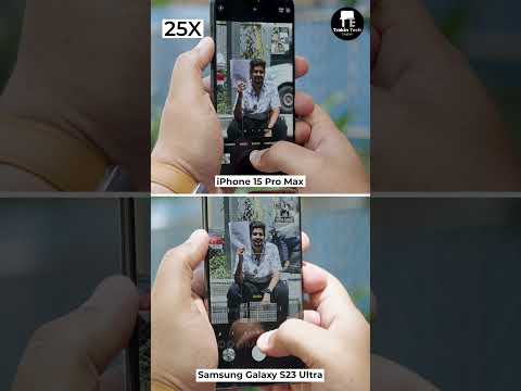 iPhone 15 Pro Max vs S23 Ultra Zoom Test! - Which Phone is the Zoom King? #shorts