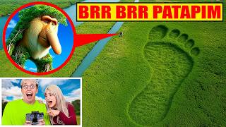 МОЙ ДРОН СНЯЛ НАСТОЯЩЕГО BRR BRR PATAPIM в Реальной Жизни!
