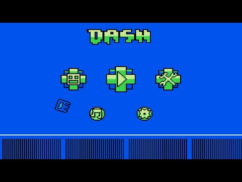 FAMIDASH (All Levels 1~15 / All Coins) Nintendo Famicom 1985 Geometry Dash 2013