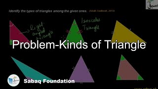 Problem-Kinds of Triangle