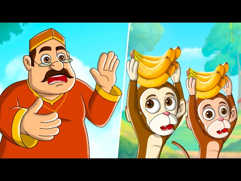 Lalaji Ke Kele Aur Bander - Fun For Kids TV - Hindi Rhymes