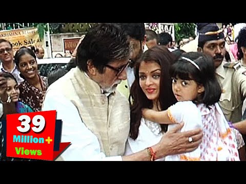 (Video) Amitabh Bachchan PAMPERS Aaradhya Bachchan | LehrenTV