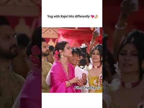 yug with kajol hits differently💖🤌🏻 #kajoldevgan #kajol #nysadevgan #yugdevgan #bollywood #shortvideo