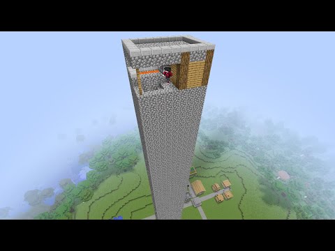 ถ้าเกิด!! มีบ้านยาวสูง $1,000,000 เหรียญ จะขึ้นได้ไหม - (Minecraft คนรวยคนจน)