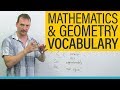 Exploring Math and Geometry Terminology in English