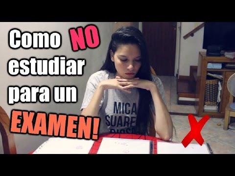 COMO NO ESTUDIAR PARA UN EXAMEN - Mica Suarez