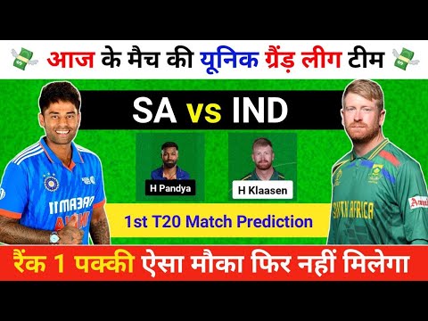 India vs South Africa, IND vs SA, Dream11, SA vs IND, Match Prediction, 1st T20, South Africa vs IND